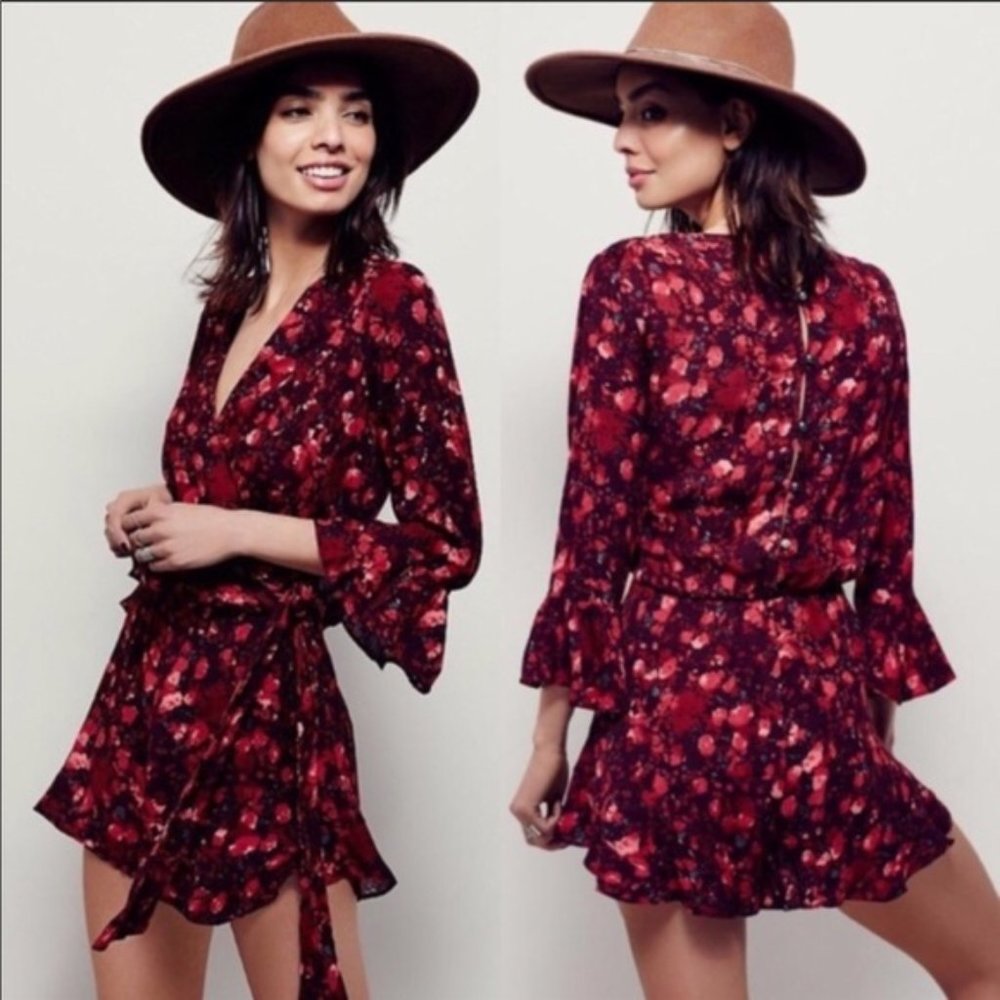 Free People 🌸 All The Right Ruffles Romper - Picture 6 of 6